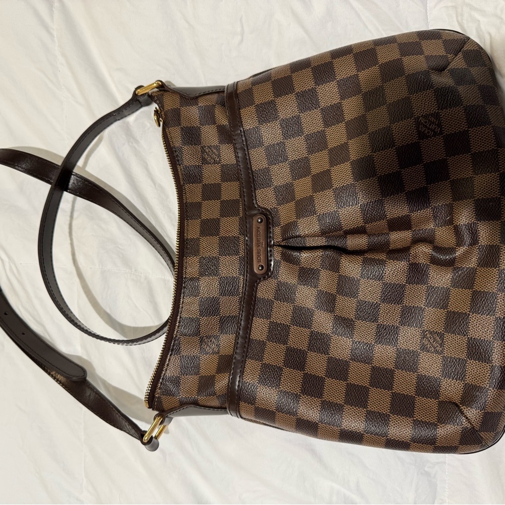 Louis Vuitton Brown Checkered Shoulder Bag